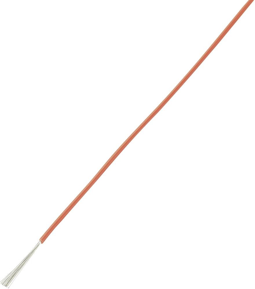 TRU Components 1565232 Litze LiY 1 x 1.50mm² Rot 100m