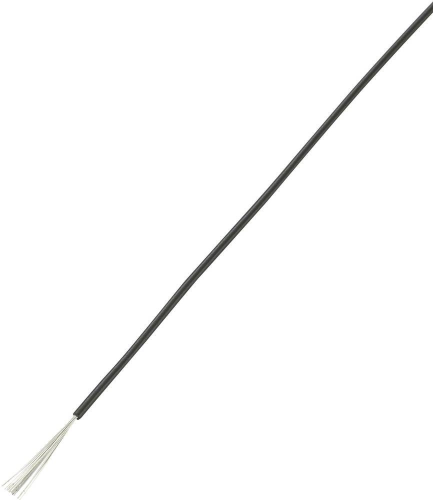 TRU Components 1567226 Litze LiY 1 x 0.75mm² Schwarz 100m