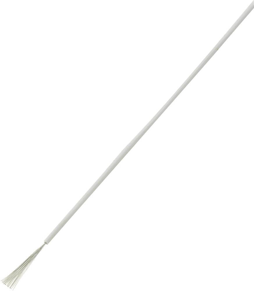 TRU Components 1567207 Litze LiY 1 x 0.22mm² Weiß 100m