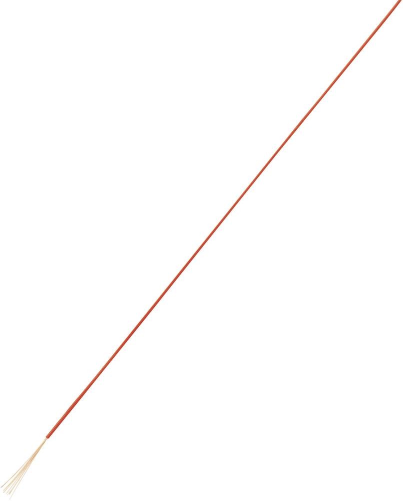 TRU Components 1567810 Litze LiFY 1 x 0.25mm² Rot 100m