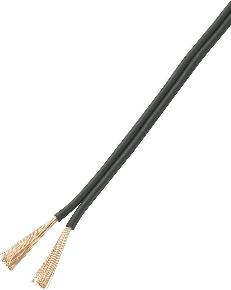 TRU Components 1566993 Litze 2 x 2.50mm² Schwarz 50m