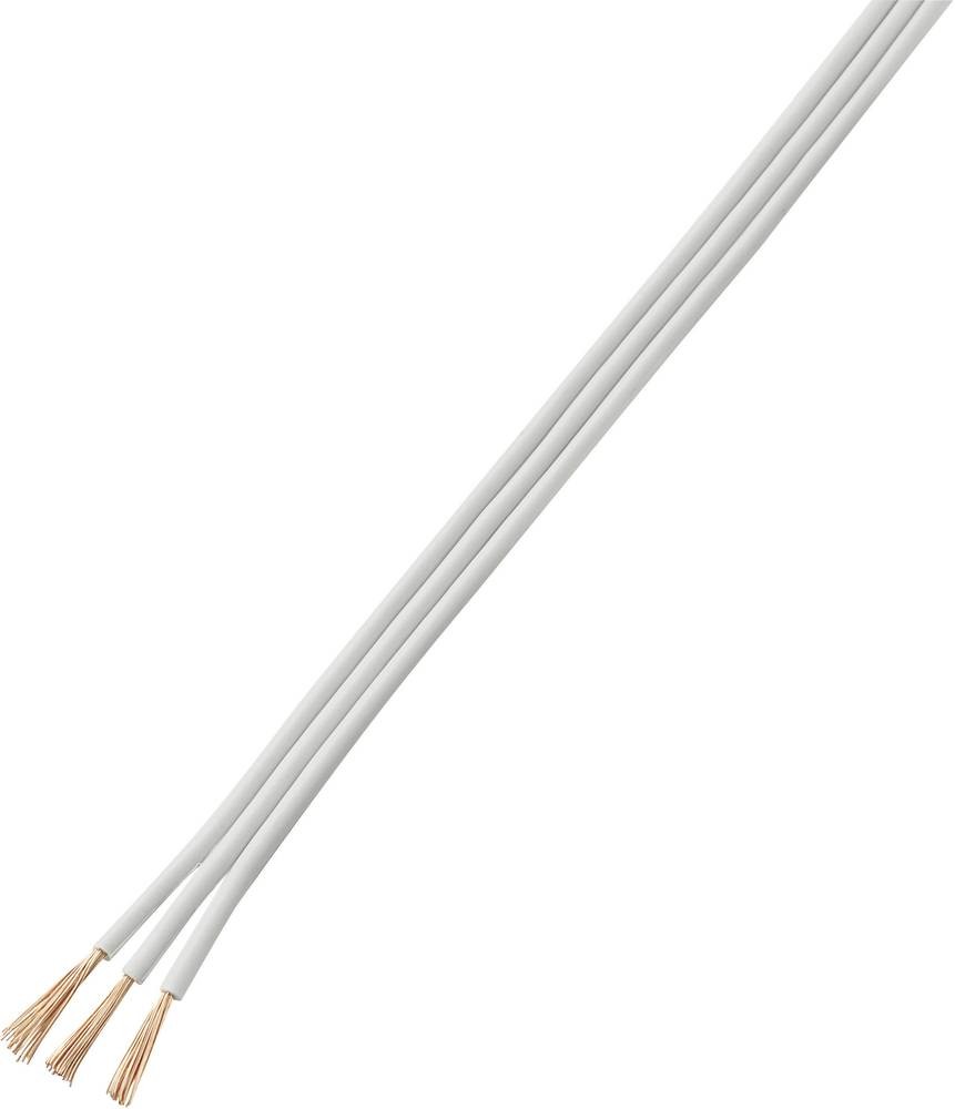 TRU Components 1566989 Litze 3 x 0.75mm² Weiß 20m