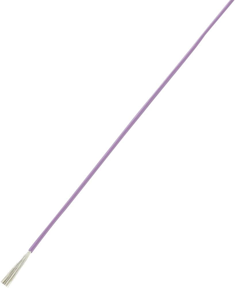 TRU Components 1566850 Litze LiY 1 x 0.14mm² Violett 100m