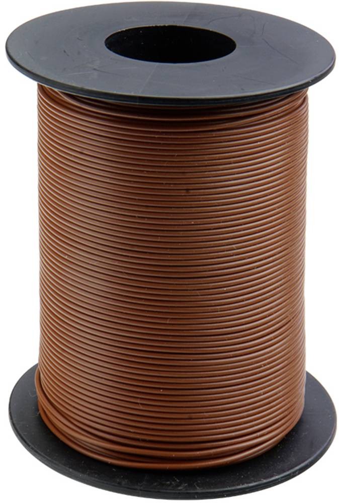 Donau Elektronik 125-S50-8 Litze 1 x 0.25mm² brown 50m