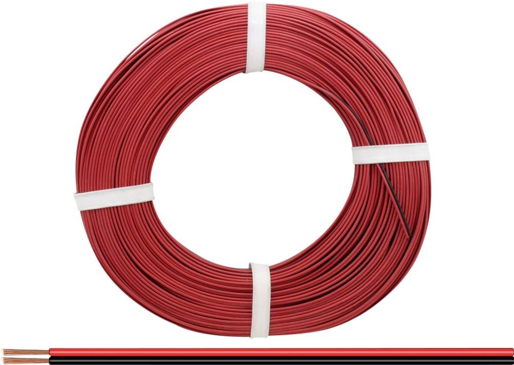Donau 225-010-25 cable de audio 25 m Negro, Rojo - Donau 225-010-25,