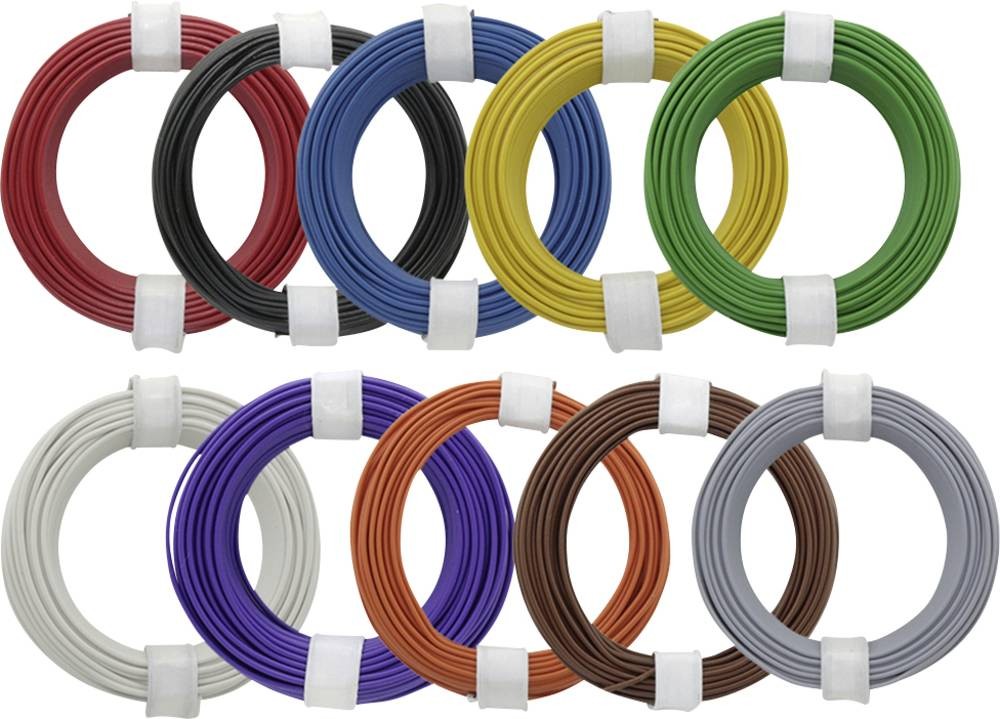 Donau Elektronik 118-MIX Litze 1 x 0.14mm² Mehrfarbig 1 Set