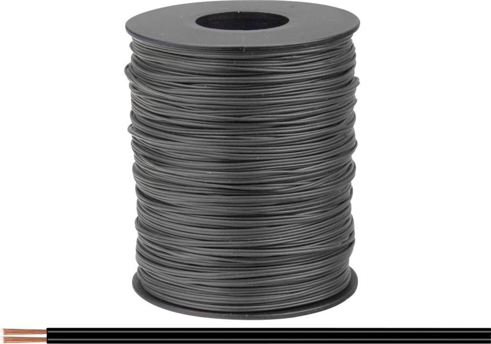 Donau Elektronik 114-11-100 Litze 2 x 0.08mm² noir 100m