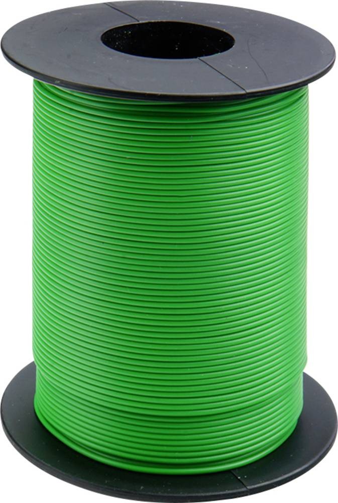 Donau Elektronik 105-4-100 Schaltdraht 1 x 0.20mm² verde 100m