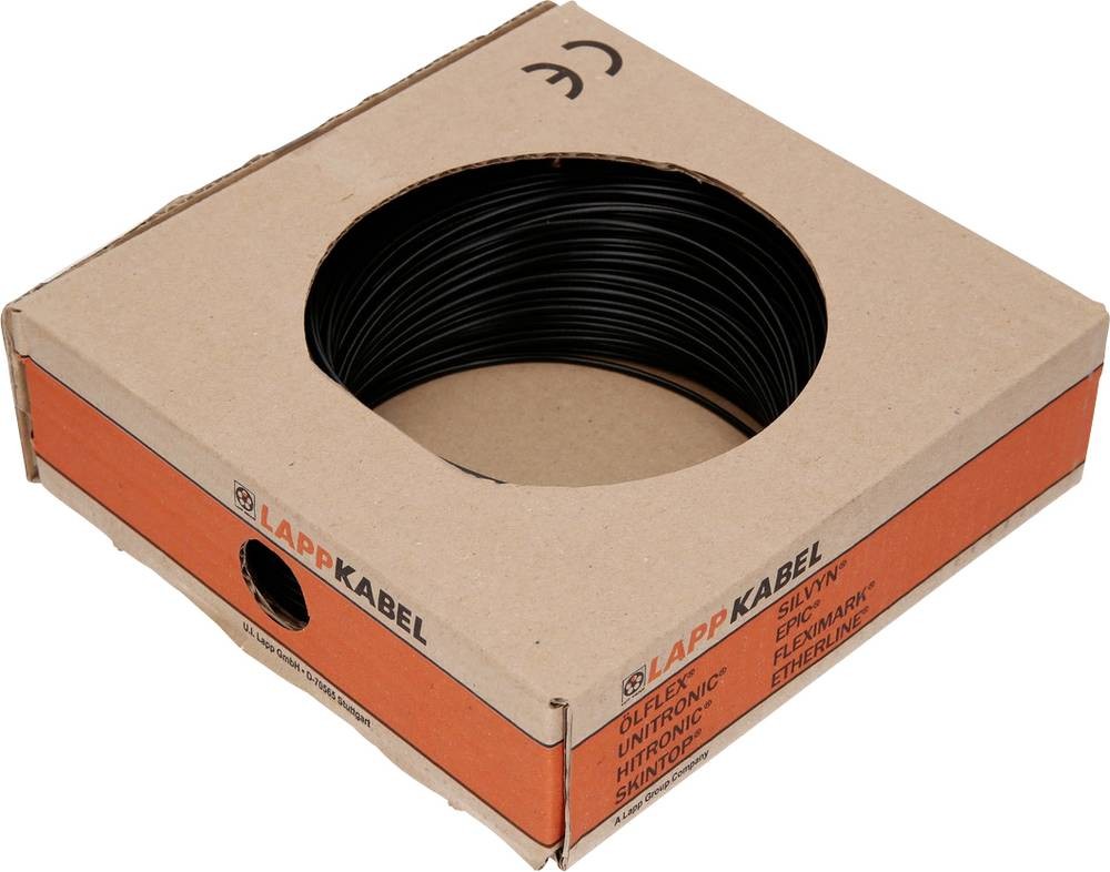 LAPP 4510012 Litze H05V-K 1 x 0.75mm² Schwarz 100m