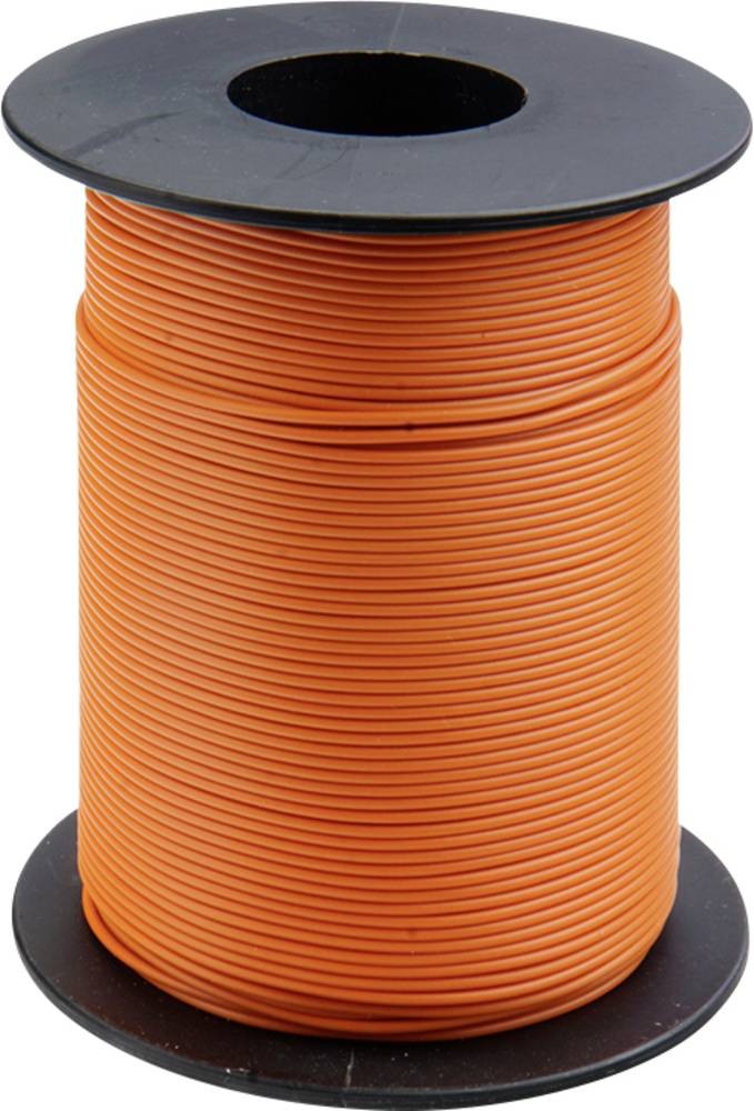 Donau Elektronik 119-17 Litze 1 x 0.14mm² Orange 100m