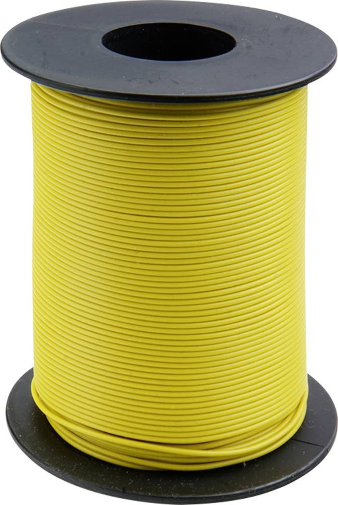 Donau Elektronik 119-13 Litze 1 x 0.14mm² yellow100m