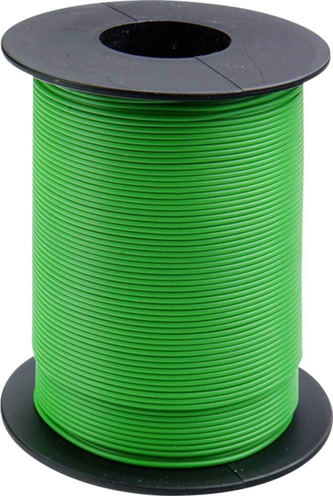 Donau Elektronik 119-14 Litze 1 x 0.14mm² green 100m
