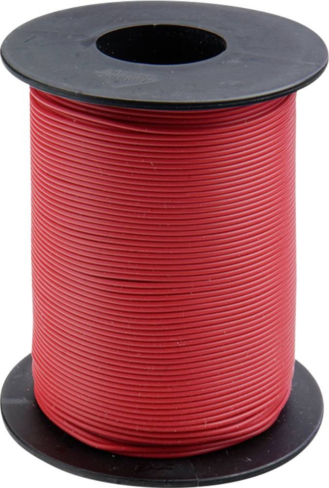 Donau Elektronik 119-10 Litze 1 x 0.14mm² Rot 100m