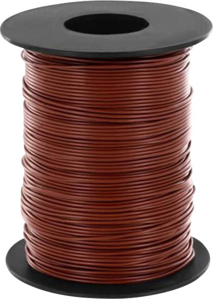 Donau Elektronik 119-18 Litze 1 x 0.14mm² Braun 100m
