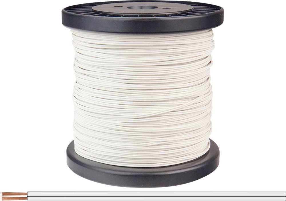 Donau Elektronik 218-55-100 Litze 2 x 0.14mm² bianco 100m