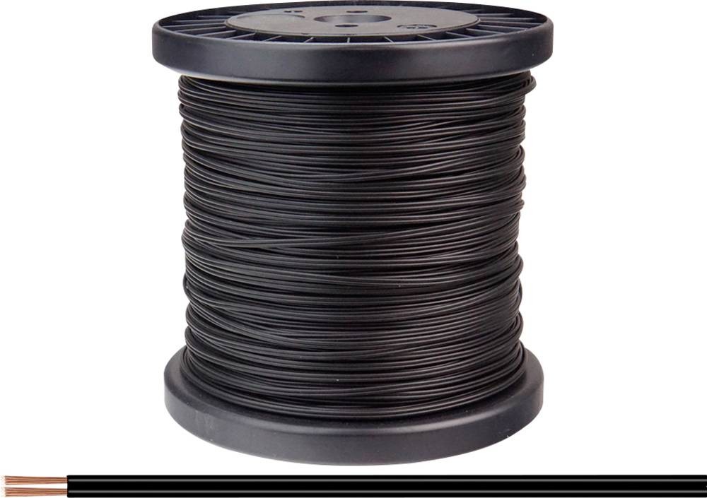 Donau Elektronik 218-11-100 Litze 2 x 0.14mm² black 100m