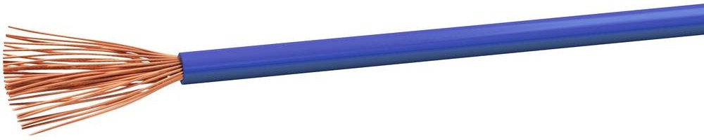 VOKA Kabelwerk H07VK25BL Schlauchleitung H07V-K 1 x 2.50mm² blue 100m