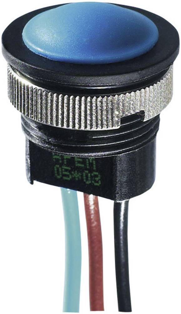 APEM Push Button Switch, Panel Mount, 16.2mm Cutout, SPDT, 24V dc,