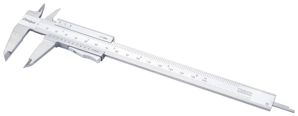 Dasqua 1801-0810 DIN EN 862, Monoblock-Messschieber with Daumenklemme