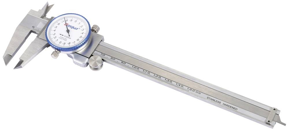 Dasqua 1331-2115 DIN EN 862, Zifferblatt-Messschieber 150mm 1St.