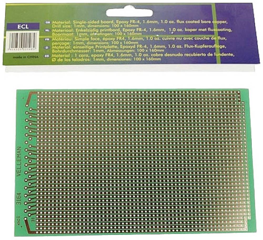 Velleman B/ECL Europlatine (L x B) 16cm x 10cm Inhalt 25St.