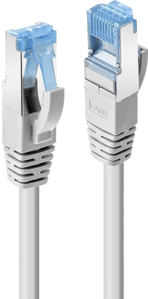 Lindy 50m Cat.6A S/FTP LSZH Cable, Grey - Lindy 50m Cat.6A S/FTP LSZH