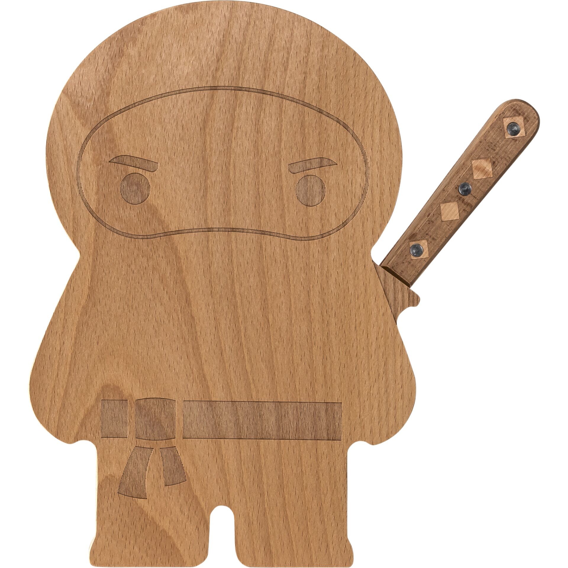 OTOTO Ninja Board Schneidbrett avec Messer