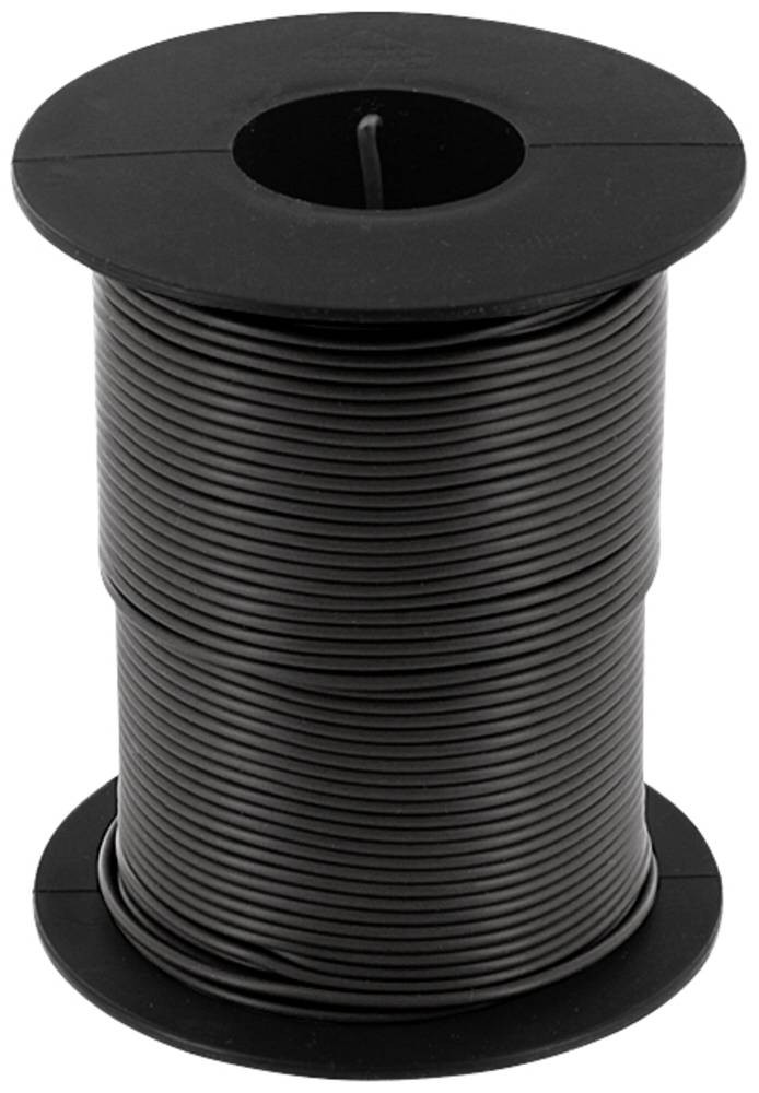 Econ connect KL025SW50 Litze 1 x 0.25mm² noir 50m