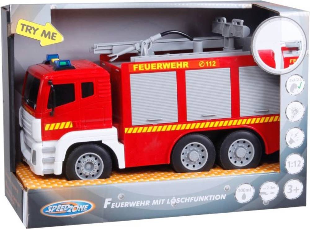 Vedes Feuerwehr mit Licht und Sound Fertigmodell Nutzfahrzeug Modell