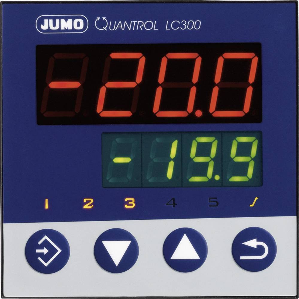 Jumo Quantrol LC300 Temperaturregler L, J, T, K, E, N, S, R, Pt100,