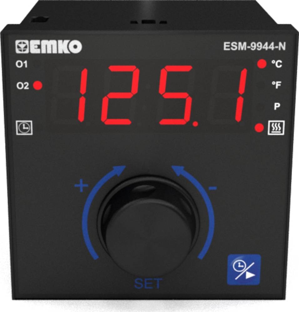 Emko ESM-9944-N 2-Punkt, P, PI, PD, PID Temperaturregler Pt100, J, K,