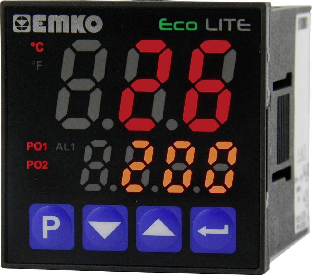 Emko ecoLITE.4.5.2R.0.0 Temperaturregler Pt100, J, K, R, S, T, L -199