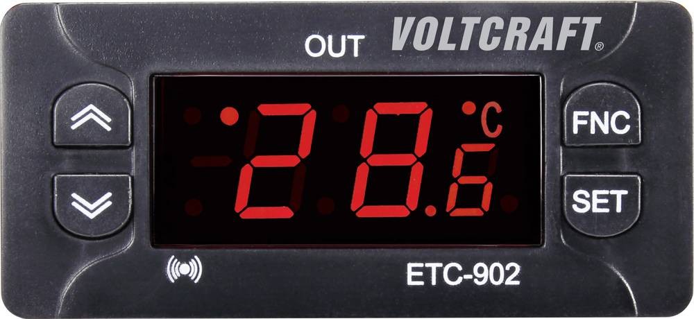 VOLTCRAFT ETC-902 Temperaturregler NTC, PTC -30 up to 99°C Relais