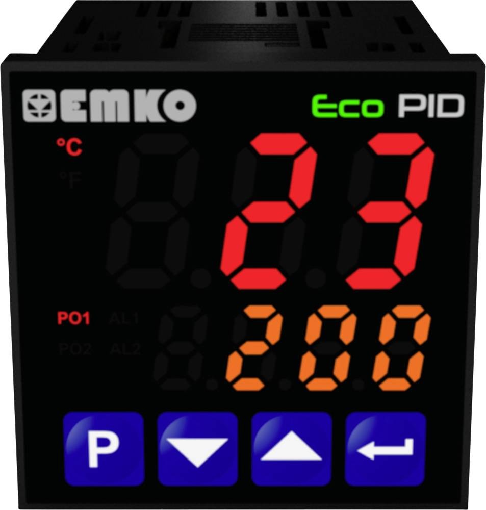 Emko ecoPID.4.5.1R.S.0 Temperaturregler Pt100, J, K, R, S, T, L -199