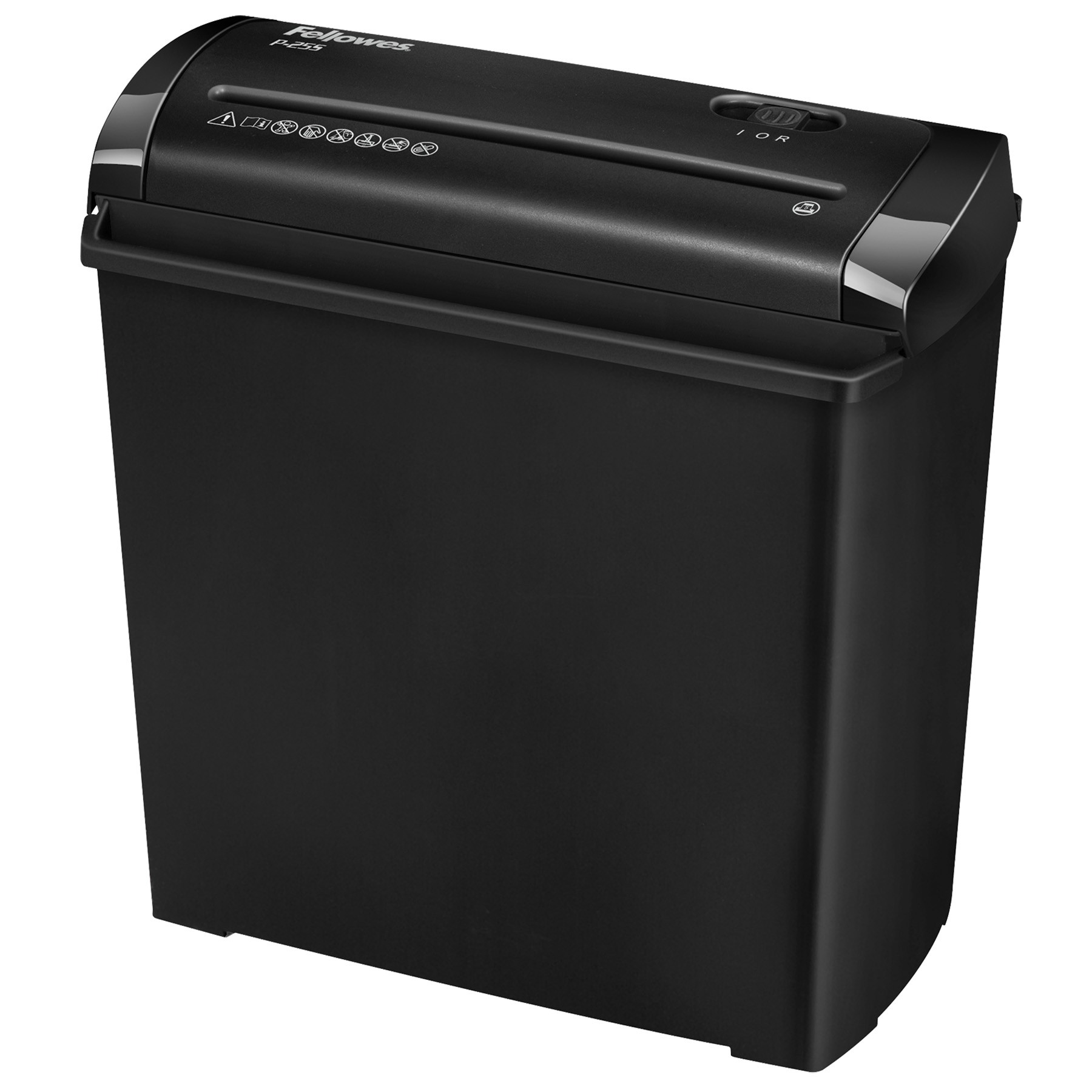 Fellowes P-25S paper shredder Strip shredding 22 cm Black, Grey -
