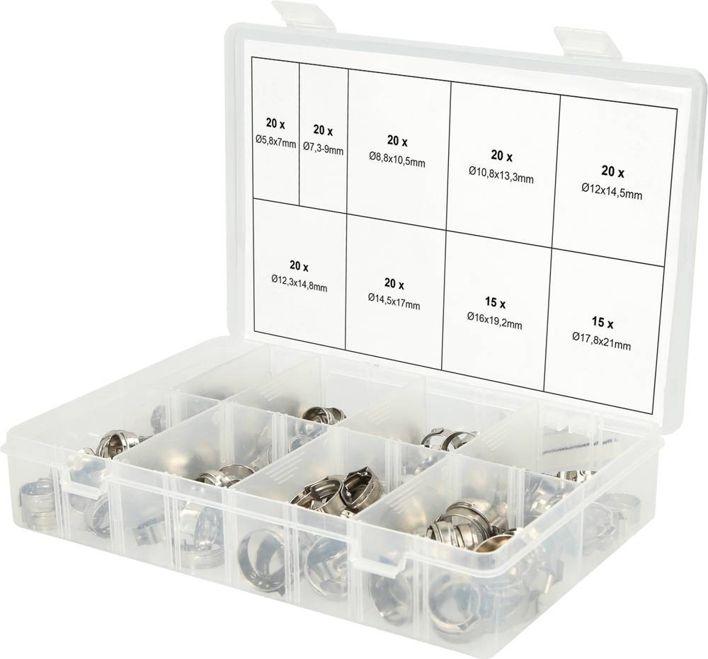 KS Tools 970.0830 Schlauchschelle acier affiné 170 Teile
