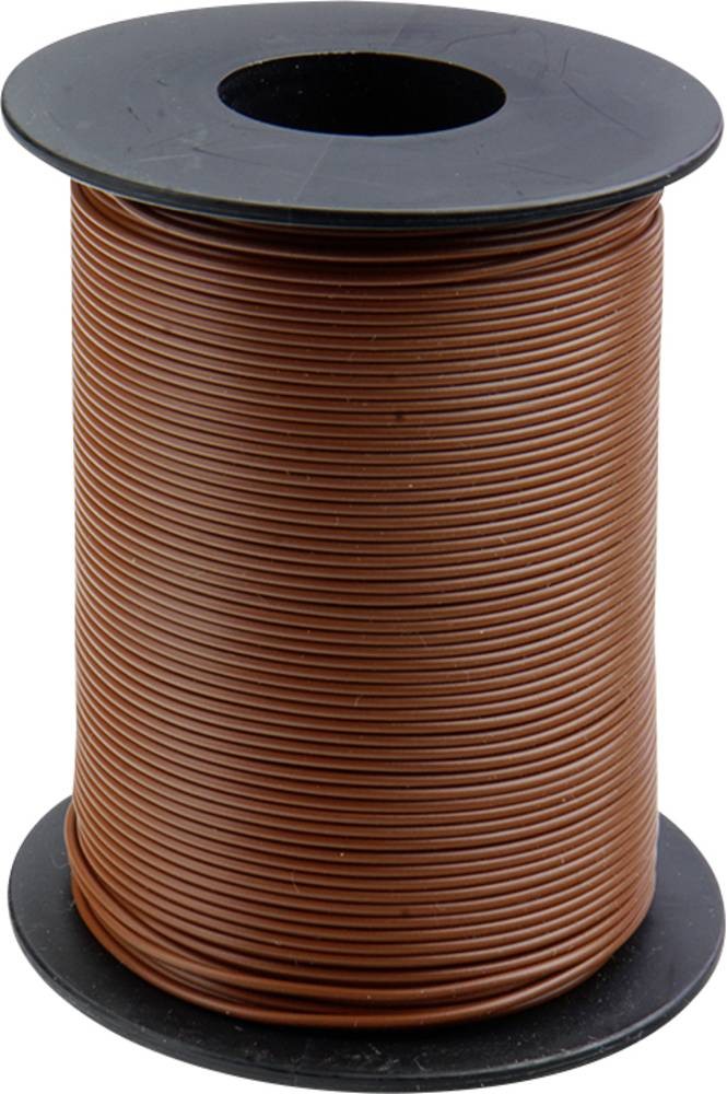 Donau Elektronik 105-8-100 Schaltdraht 1 x 0.20mm² brown 100m