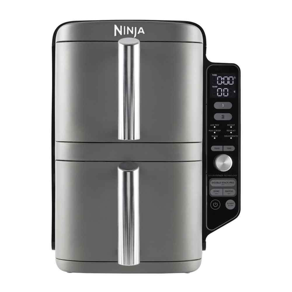 Ninja SL400UK Double Stack XL 9.5L Hot Air Fryer with 2 Drawers and 2