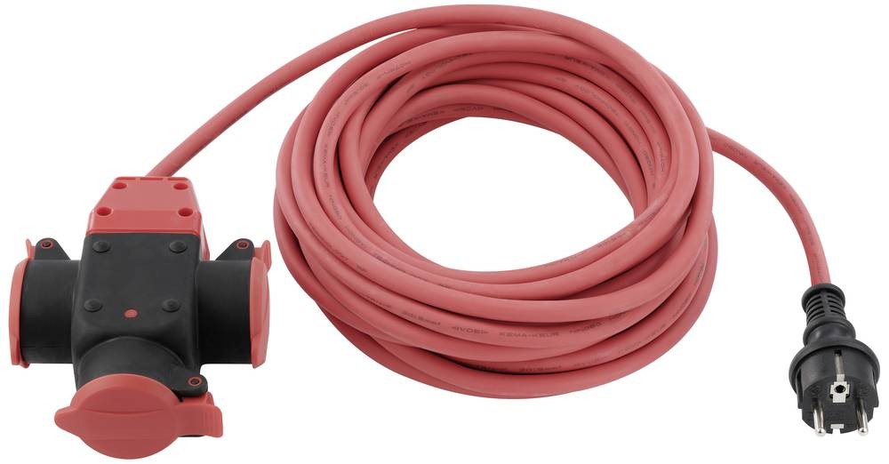 Sygonix SY-5806890 Strom extension cable 16A Rot 10.00m H07RN-F 3G 1,