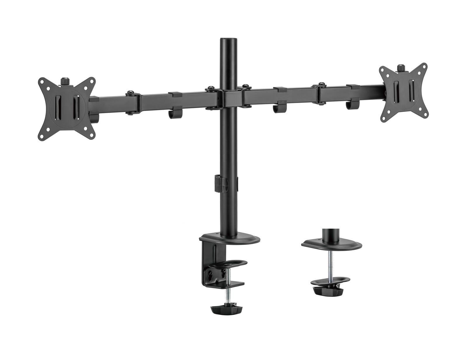 Equip 17"-32" Articulating Dual Monitor Desk Mount Bracket - Equip 17"