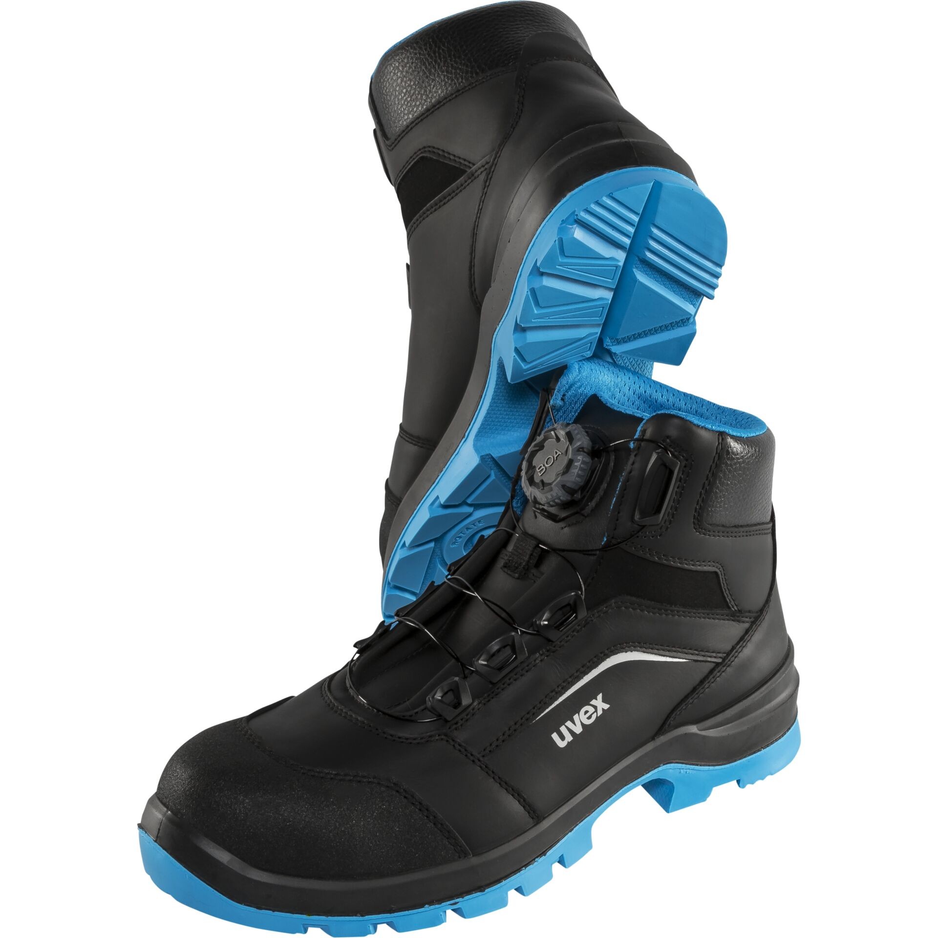 bottes uvex 95692 BOA noir/bl S S3 PUR W11 44