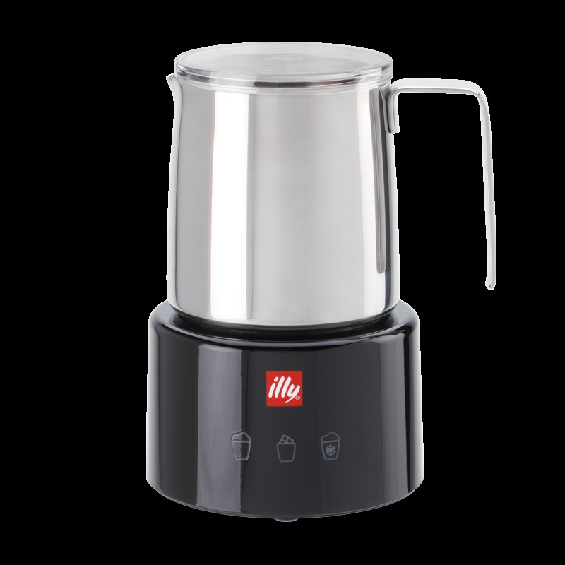 Illy 23760 milk frother/warmer Black, Stainless steel - Illy 23760,
