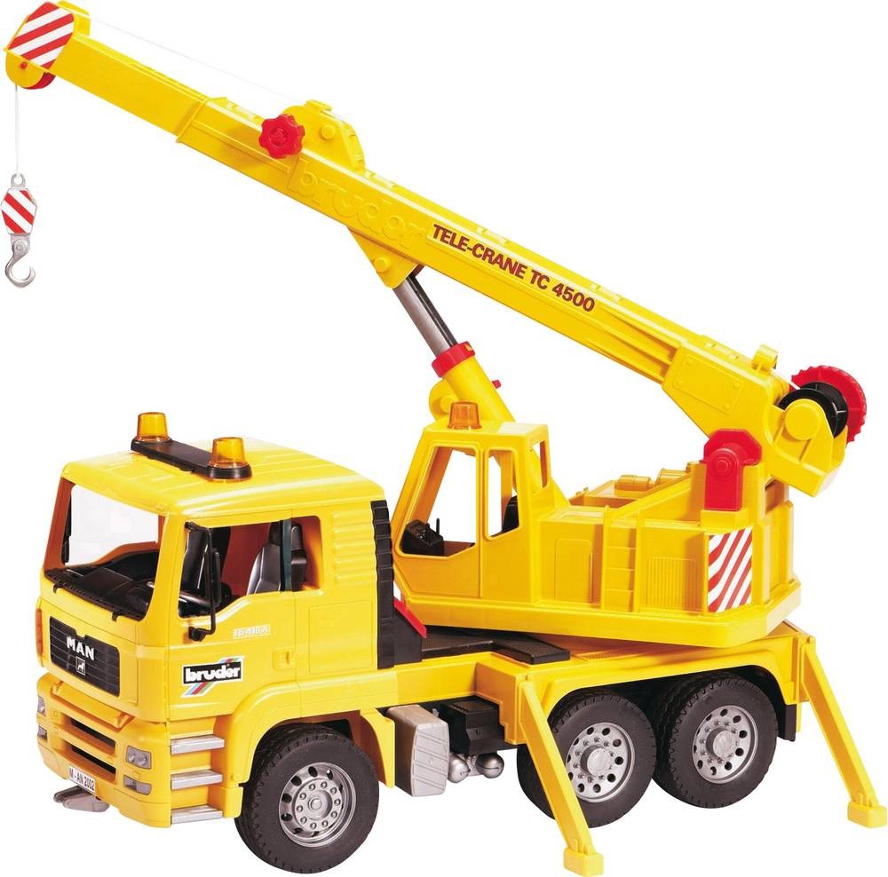 BRUDER MAN Crane truck (without Light and Sound Module) - BRUDER MAN