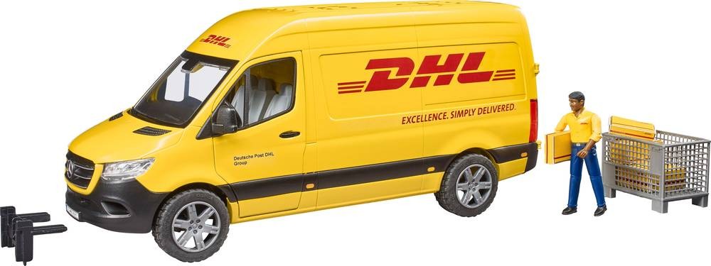Bruder Mercedes Benz Sprinter DHL mit Fahrer Fertigmodell