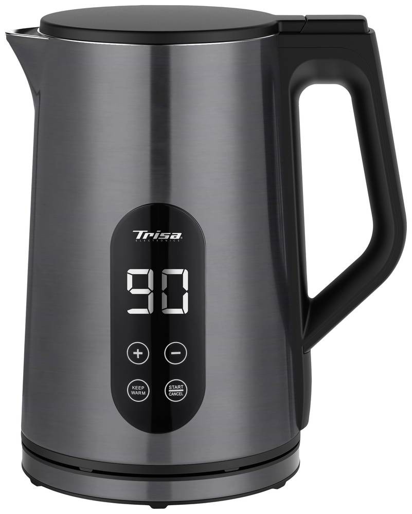 Trisa Digital Boil kettle anthracite Fassungsvermögen: 1.7l