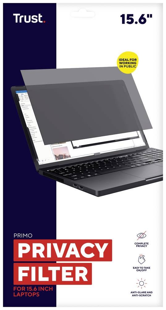 Trust Primo 39.6 cm (15.6") Monitor/Laptop Frameless display privacy