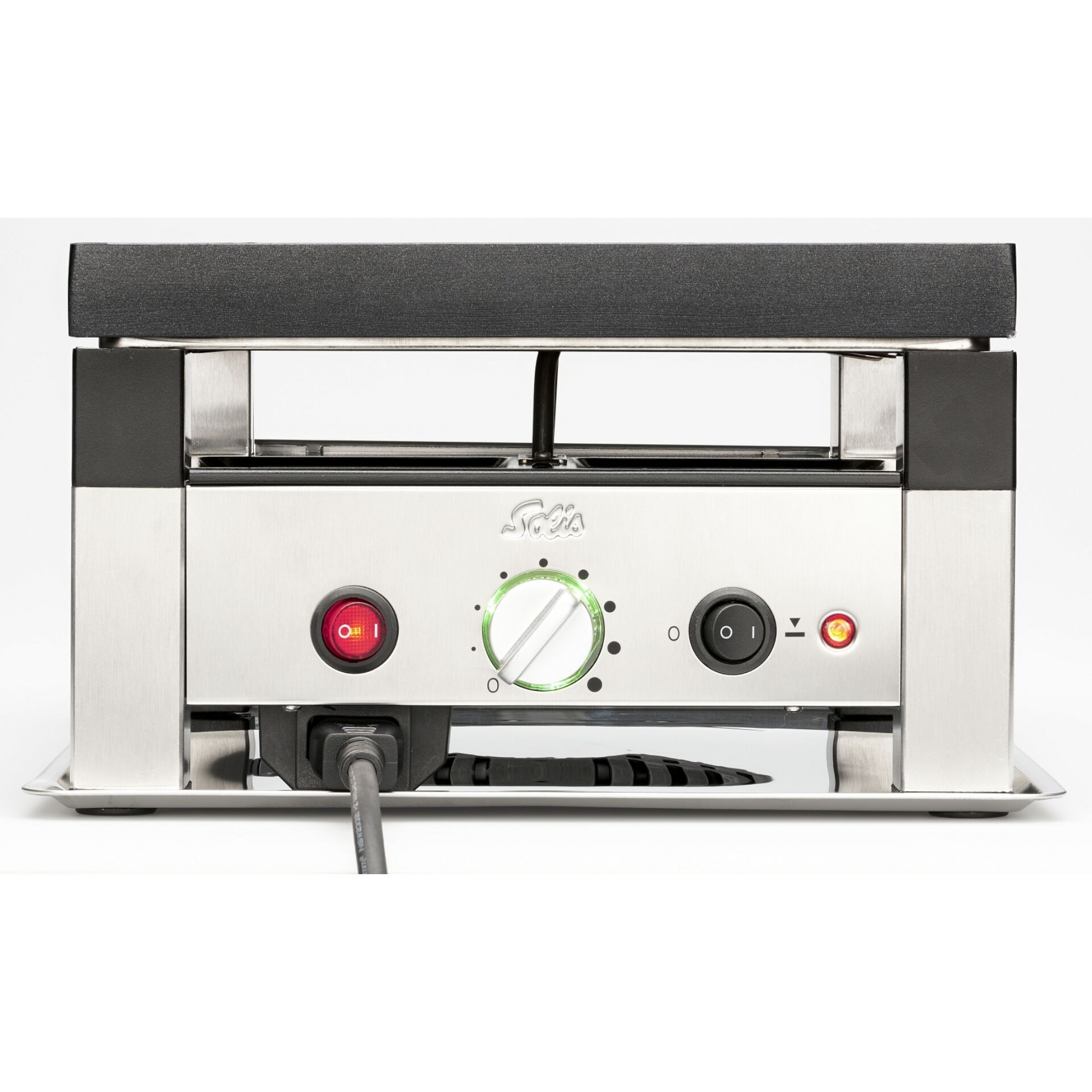 Sotel | Solis 7611210977568 raclette grill 4 person(s) 1020 W Black, Silver