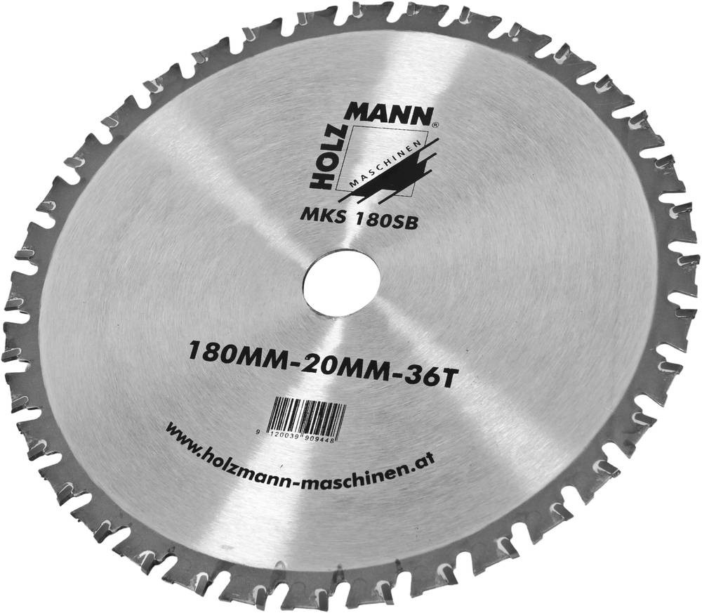 Holzmann Maschinen Hoja de sierra de repuesto TCT MKS180SB