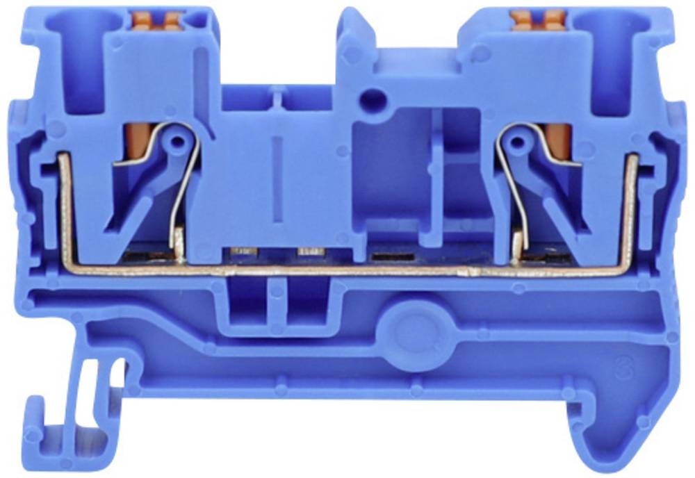 TRU COMPONENTS TC-JPT6 bleue Durchgangsklemme 8.2mm Schnellanschluss