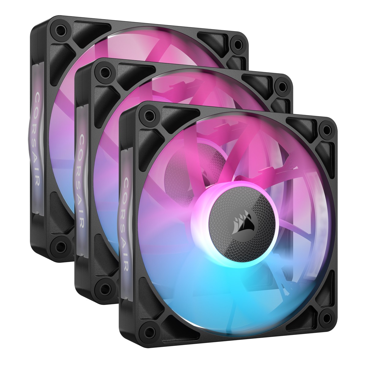 Corsair iCUE LINK RX120 RGB Computer case Fan 12 cm Black 3 pc(s) -